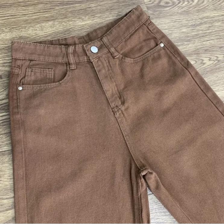 Harga Termuraah Sevins - celana panjang highwaist kulot jeans army coklat/kulot jeans wanita