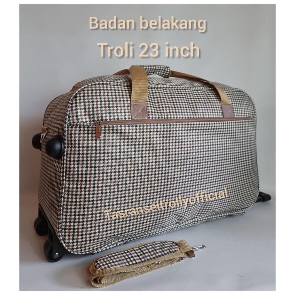 Tas Pakaian Troli Polo Interclub ukuran 23 inch 58cmx25x36cm original.