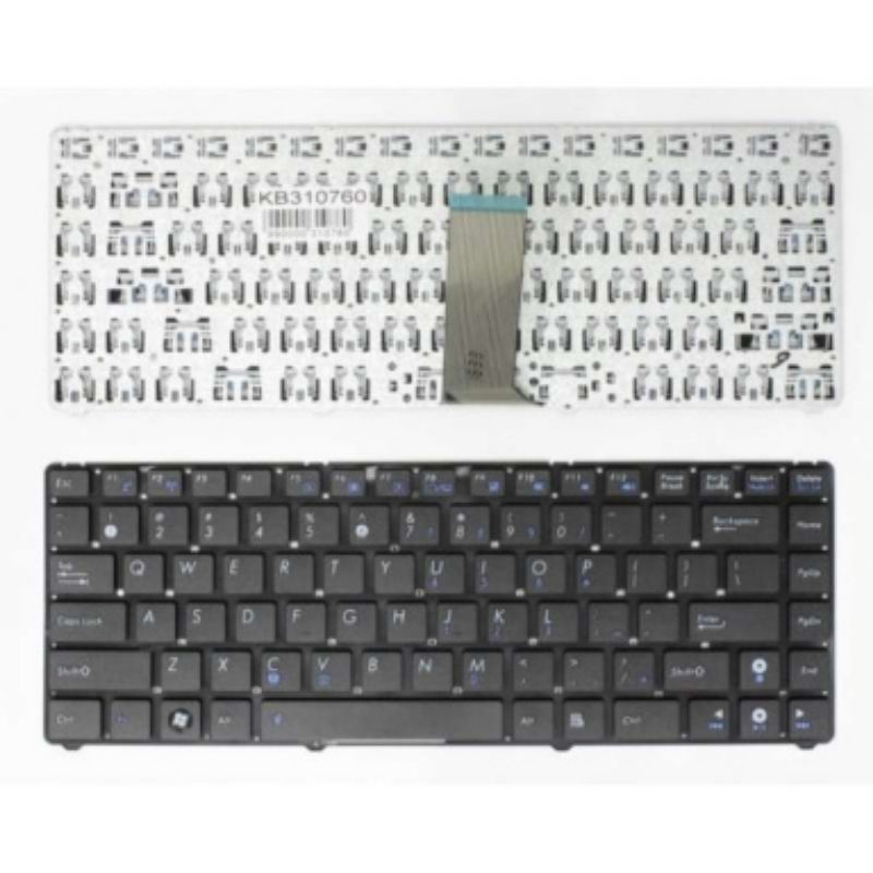 Keyboard Asus Eee pc 1215 1215B 1215N 1215P 1225B 1225C series hitam