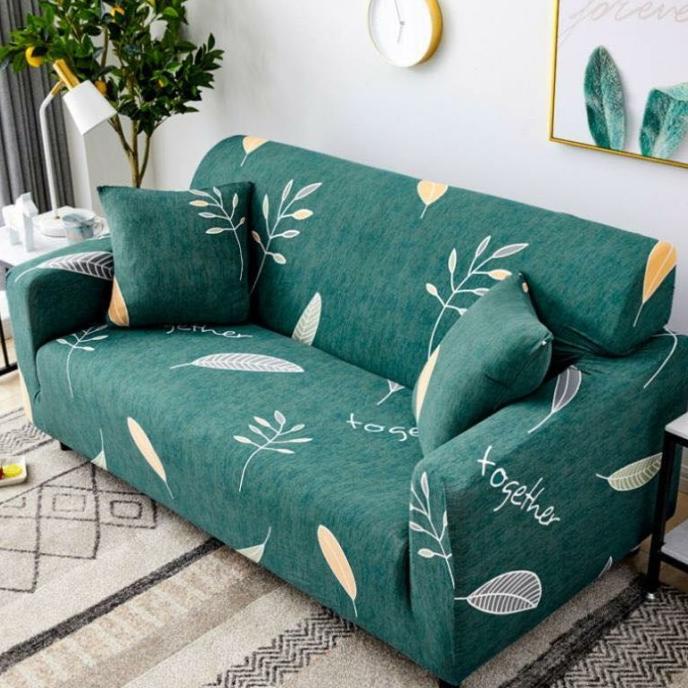COVER SOFA SEATER sarung sofa elastis stretch - HIJAU DAUN