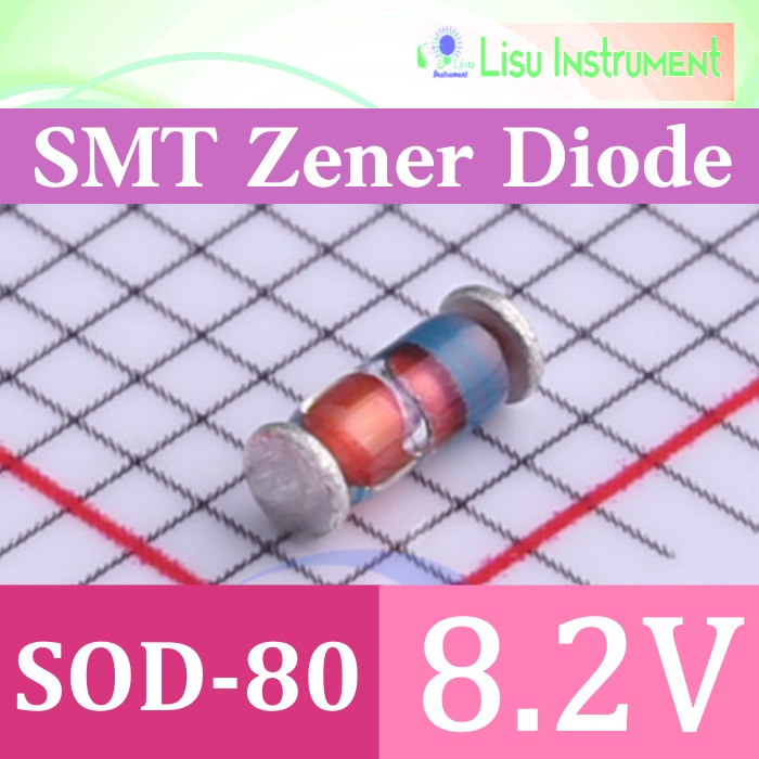 8.2V 0.5W Zener Diode 1/2W 8V2 LL34 SOD80C SMD SMT