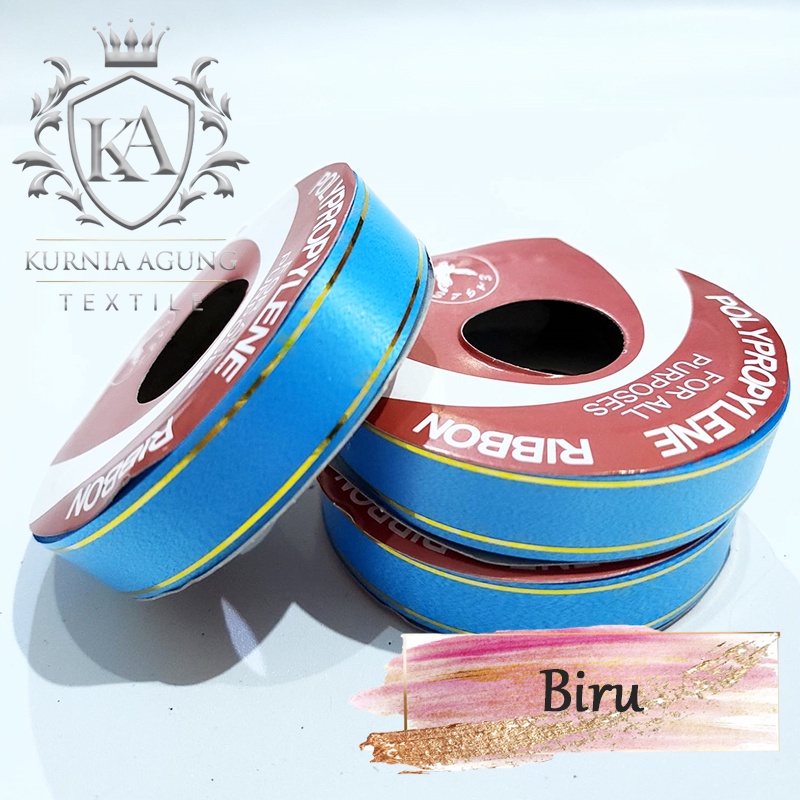 Pita Kado Pita Jepang Pita Plastik List Emas Ukuran 3/4 Inch / 2cm Pita Kado Souvenir ROLL