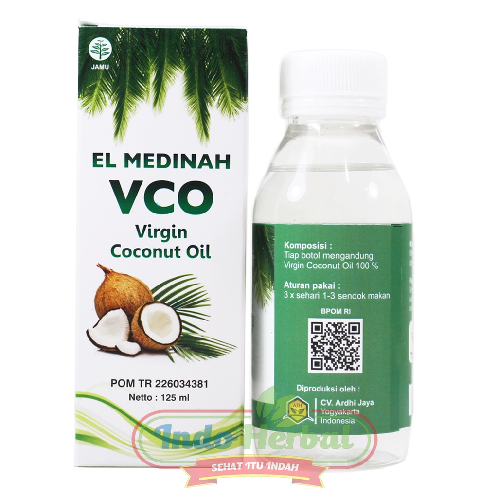 VCO EL MEDINAH 125ml | Virgin Coconut Oil 125 ml