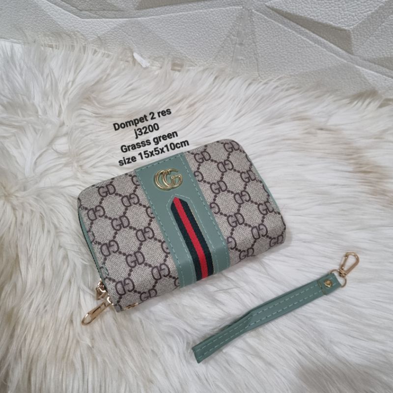Dompet Import Wanita 2Resleting Kode J3200