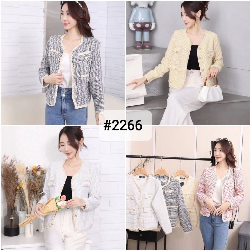BLAZER TWEED/BLAZER TWEED IMPORT DESIGN BY KOREA