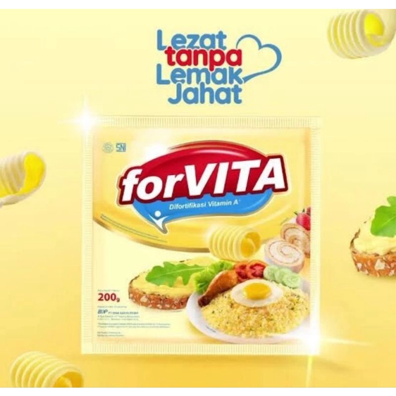 

Forvita Margarine mentega 200 gram