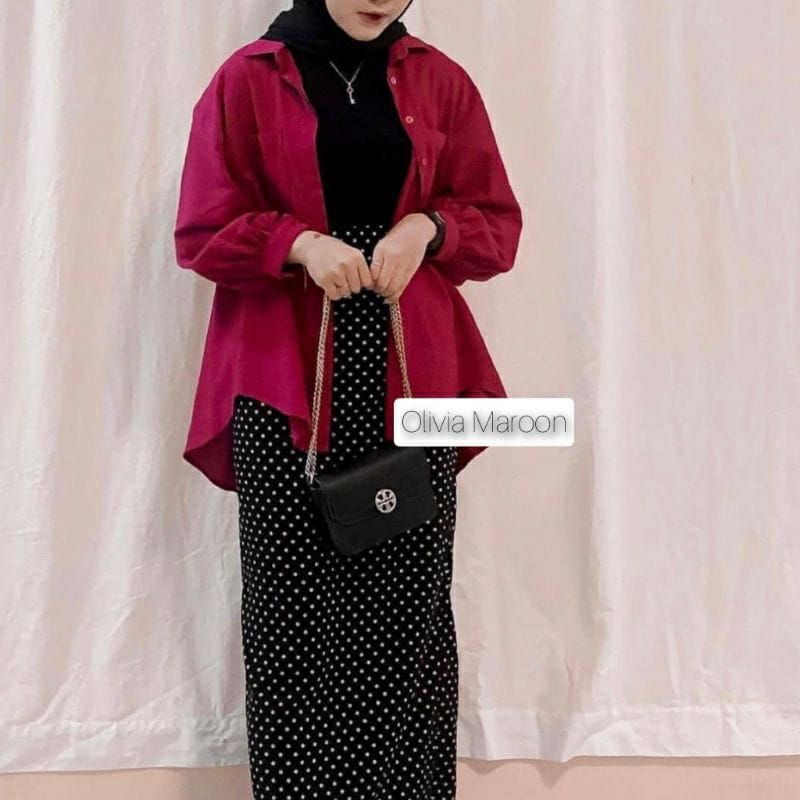 Kemeja Crinkle airflow Oversized - Oversize Shirt