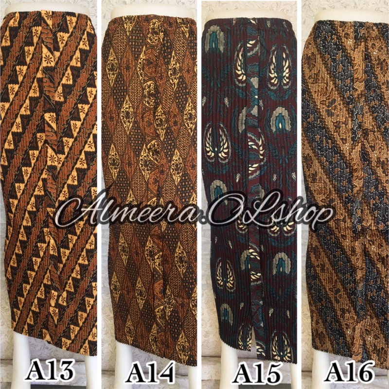 plisket wiru batik rok jarik wiru plisket