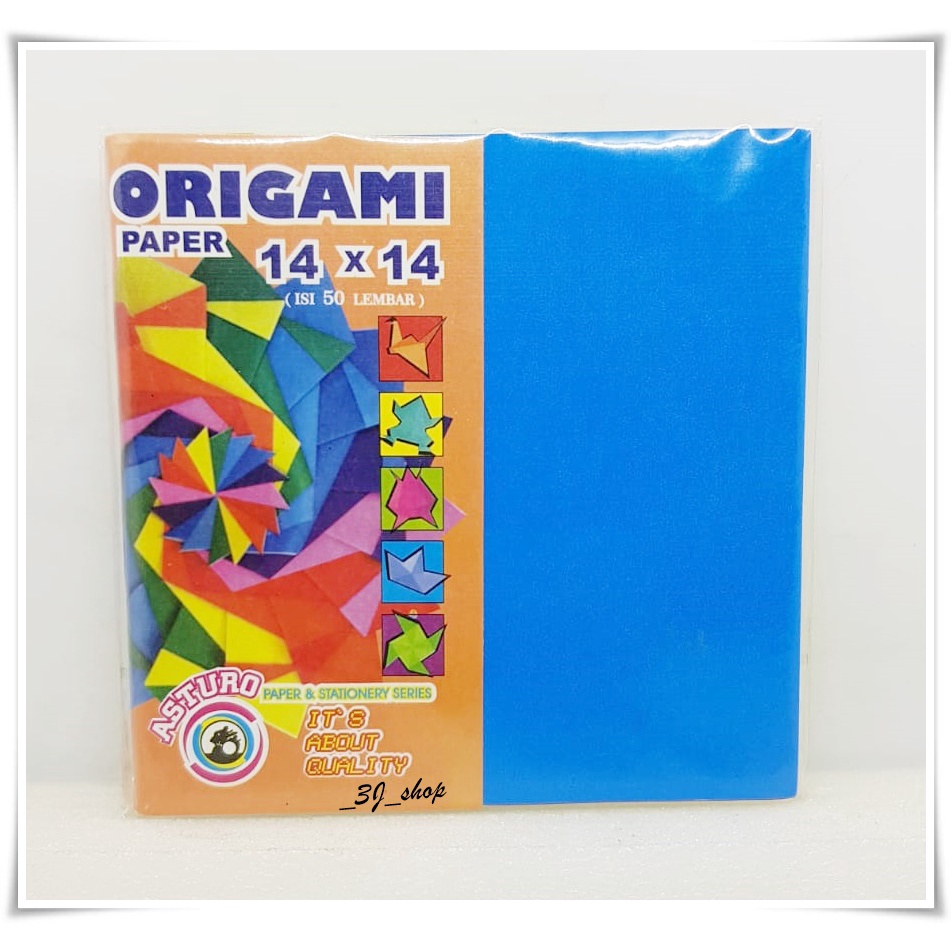 

0521-Origami 14x14 Asturo / Kertas lipat asturo / Kertas warna asturo