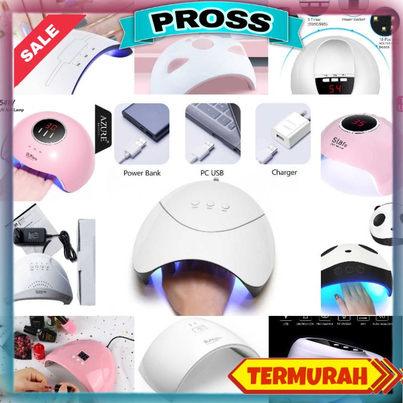 Alat Pengering Kutek Kuku Portable UV LED nail dryer 36w