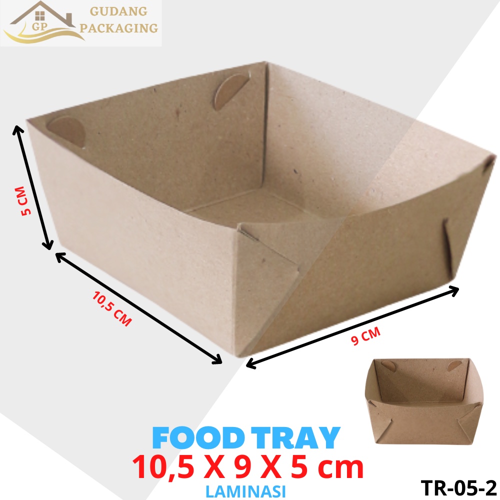 

KOTAK BOX TRAY DIMSUM SOMAY FOOD TRAY / PIRING WADAH MAKAN TRAY DUS DIM SUM TR05-02