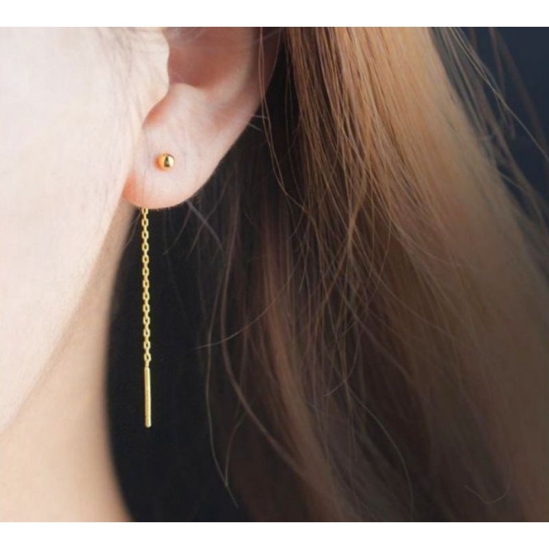 Anting titanium asli(anti karat)