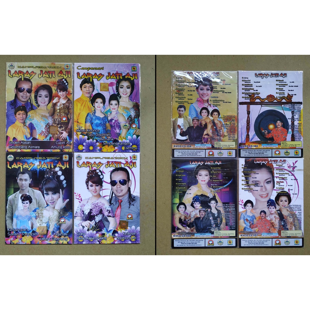 Satu Paket 4 Kaset VCD Original Campursari Dangdut Koplo