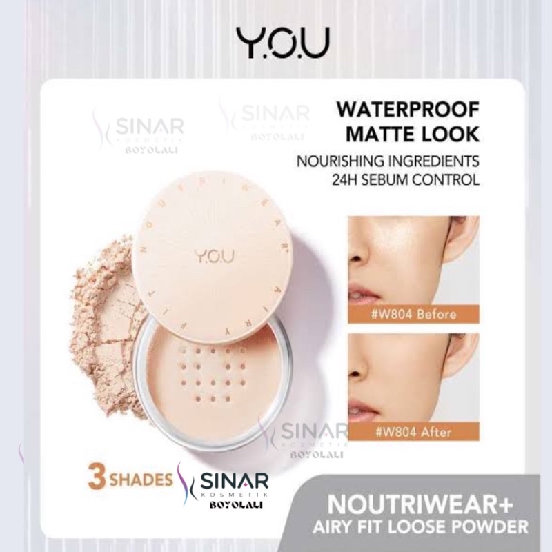 Y.O.U (YOU) Noutriwear Airy Fit Loose Powder - Bedak - Bedak Tabur