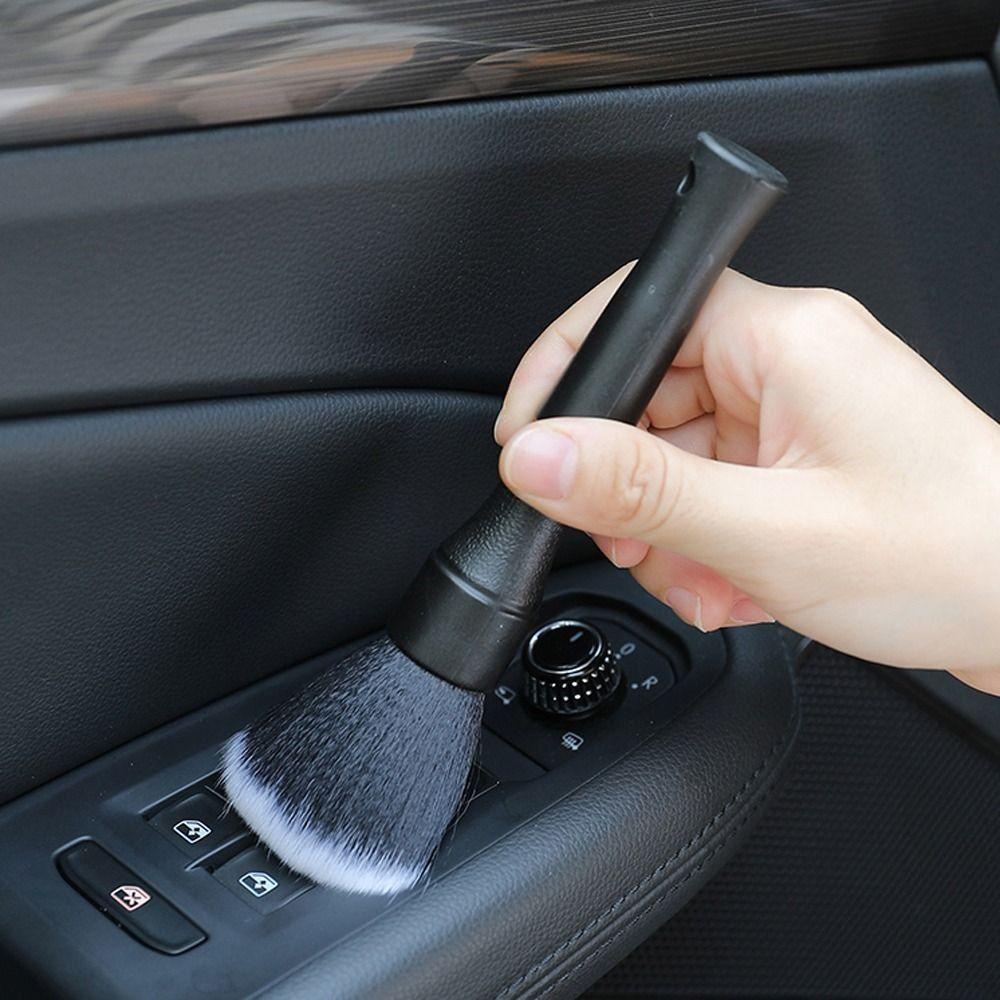 LANFY Sikat Detail Interior Mobil Kualitas Tinggi Awet Lembut Kendaraan Penghilang Debu Sintetis Celah Outlet Udara Gap Duster Detailing Brush