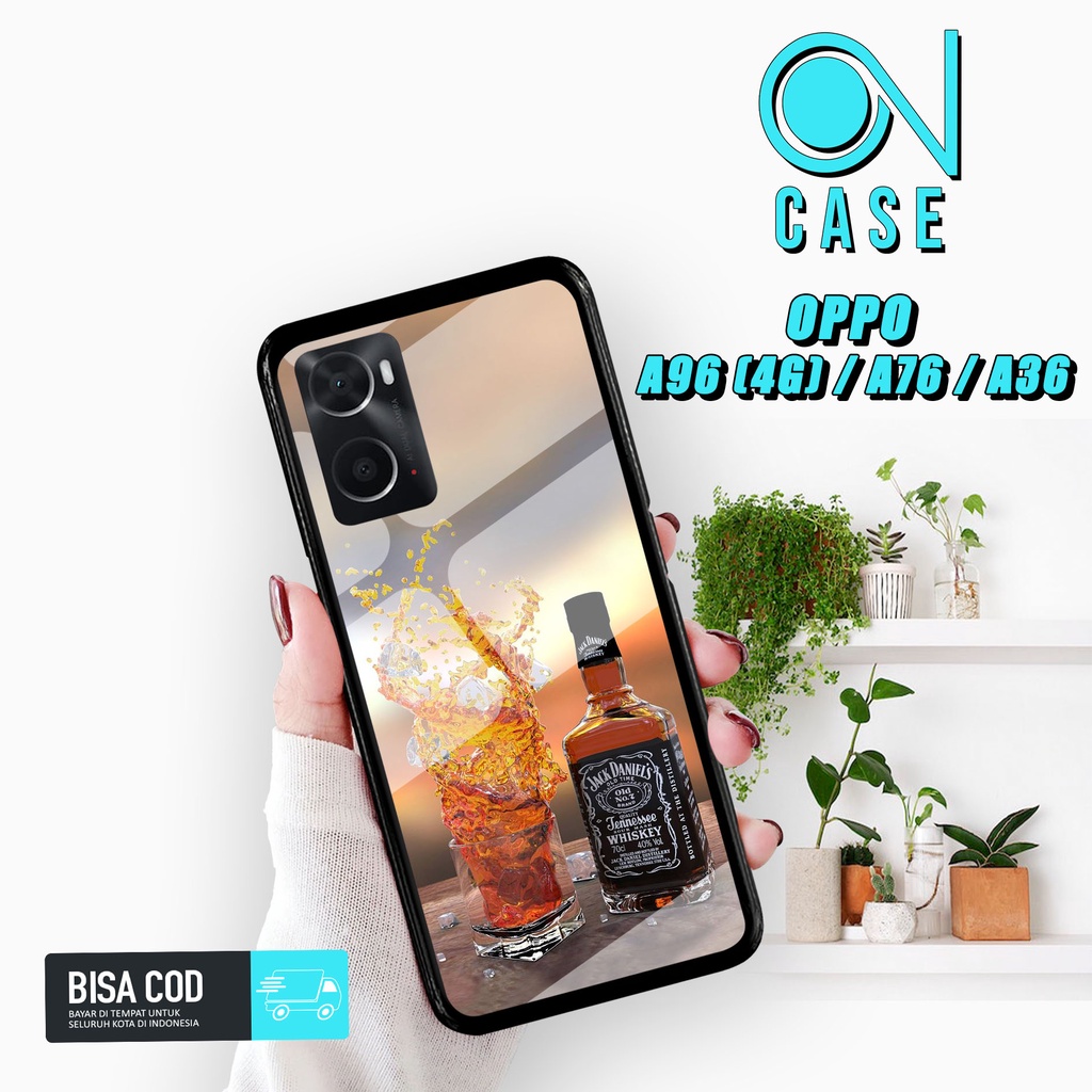 On Case - Case Hp Oppo A96 [ 4G ] / A76 /  A36 [ 3DAM42 ] Case Fashion JackD Casing Hp Softcase Prem