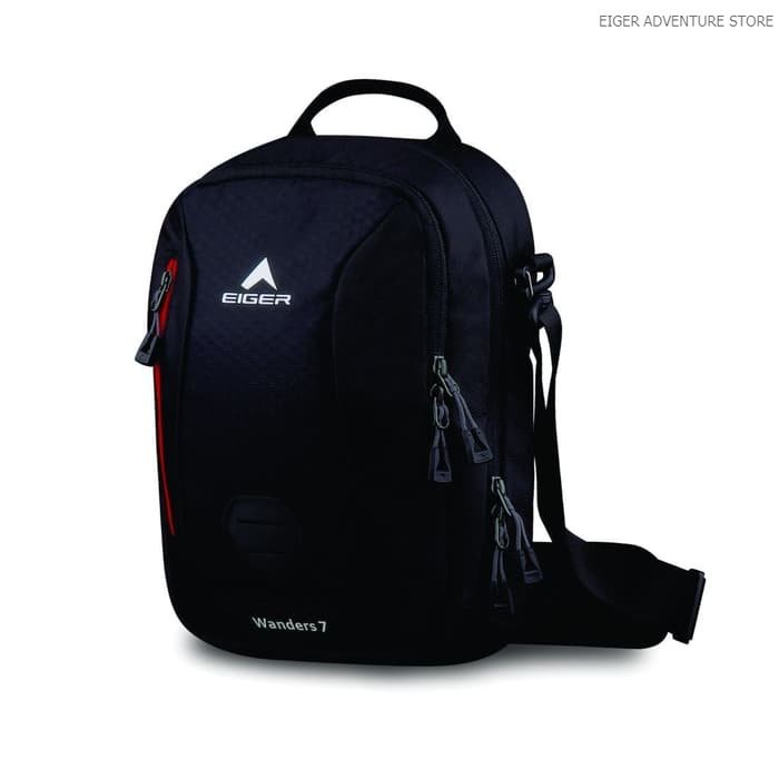 EIGER1989 TAS SELEMPANG PRIA 10"WANDERS 7 1.0 - BLACK