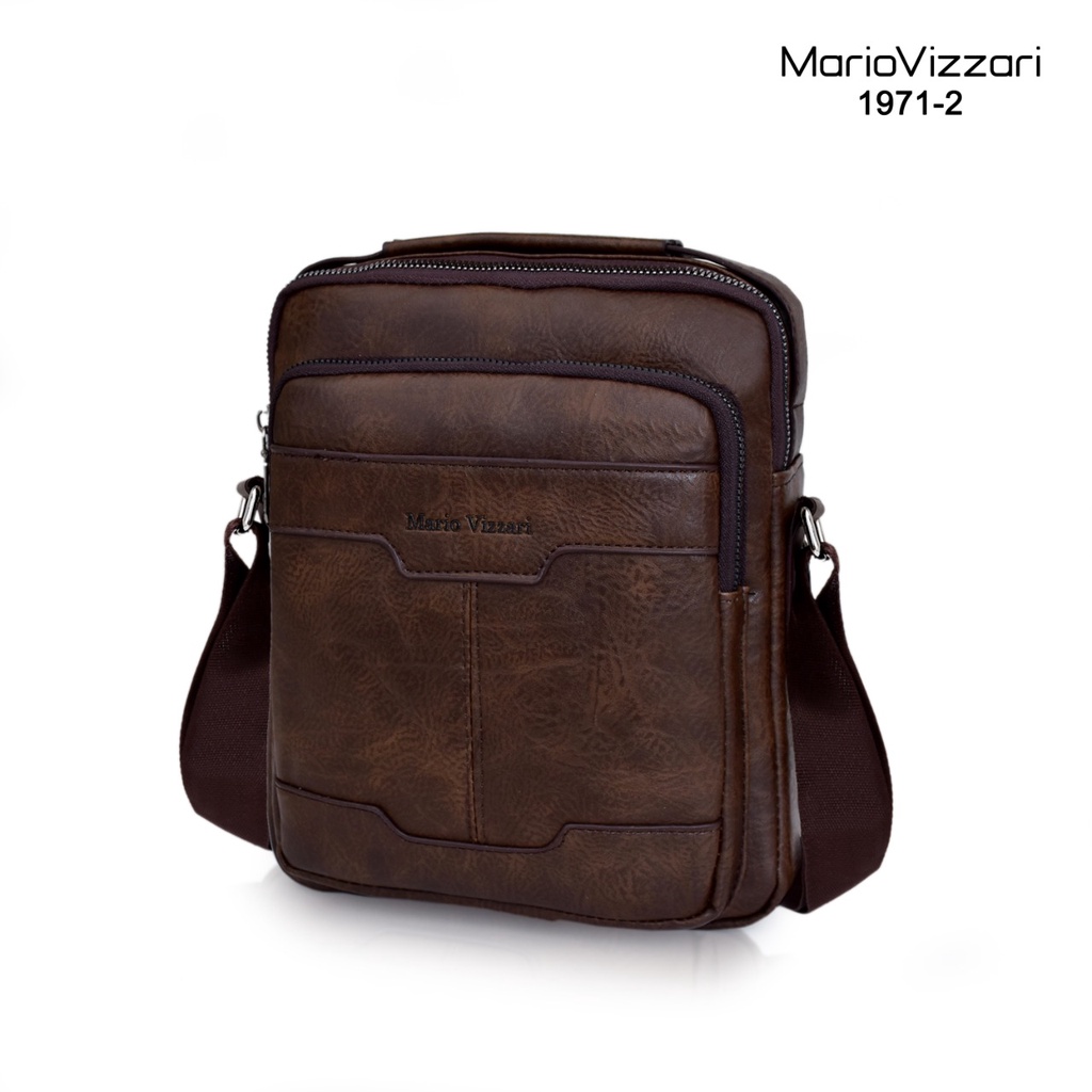 Tas Selempang Pria Kulit Mario Vizzari London (1971-2)