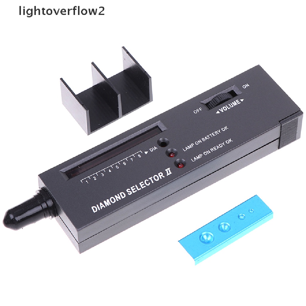 (lightoverflow2) 1pc Alat Tester Batu Permata / Berlian Portable