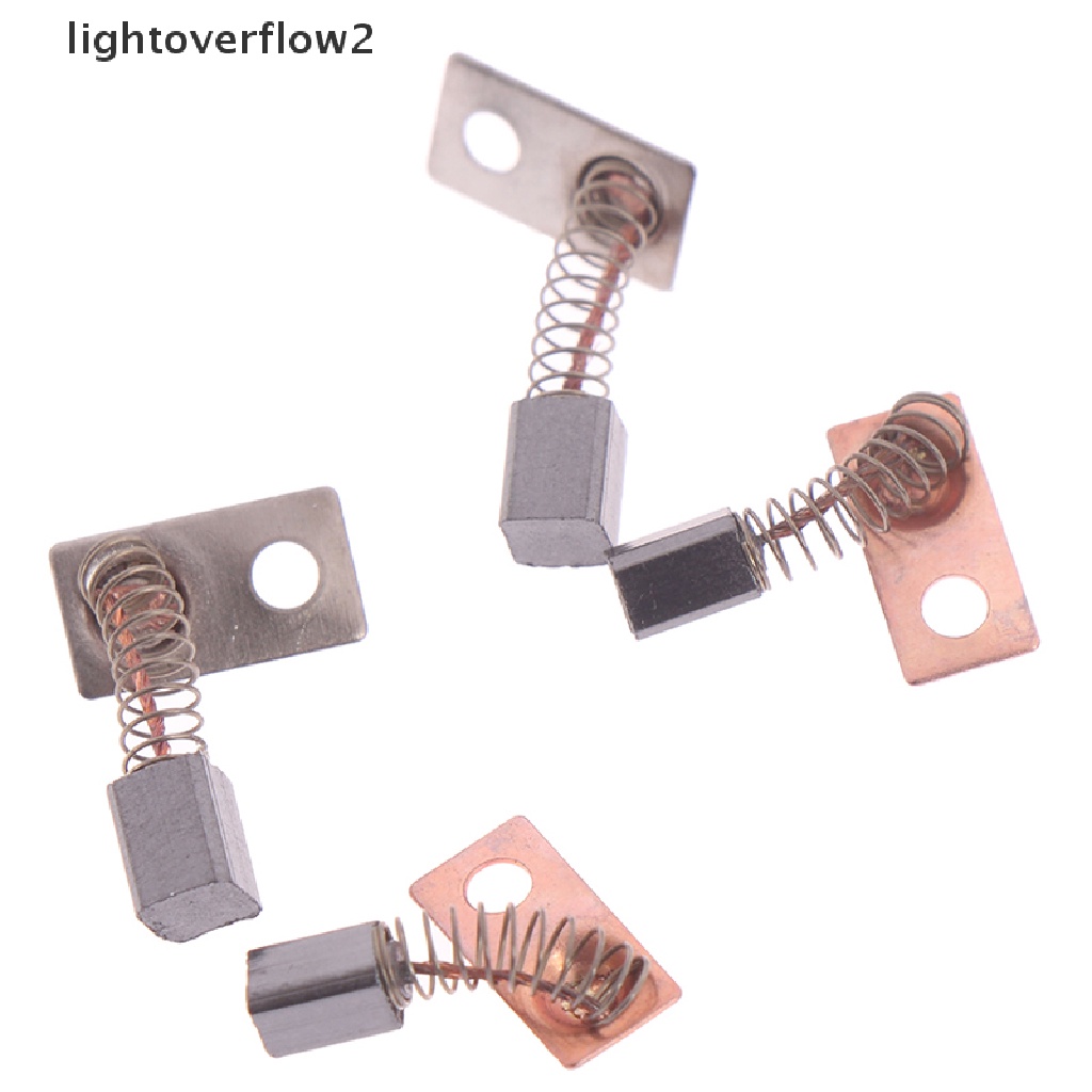 (lightoverflow2) 2pcs / Set Brush Karbon Pengganti Untuk Aksesoris Manicure / Nail Art