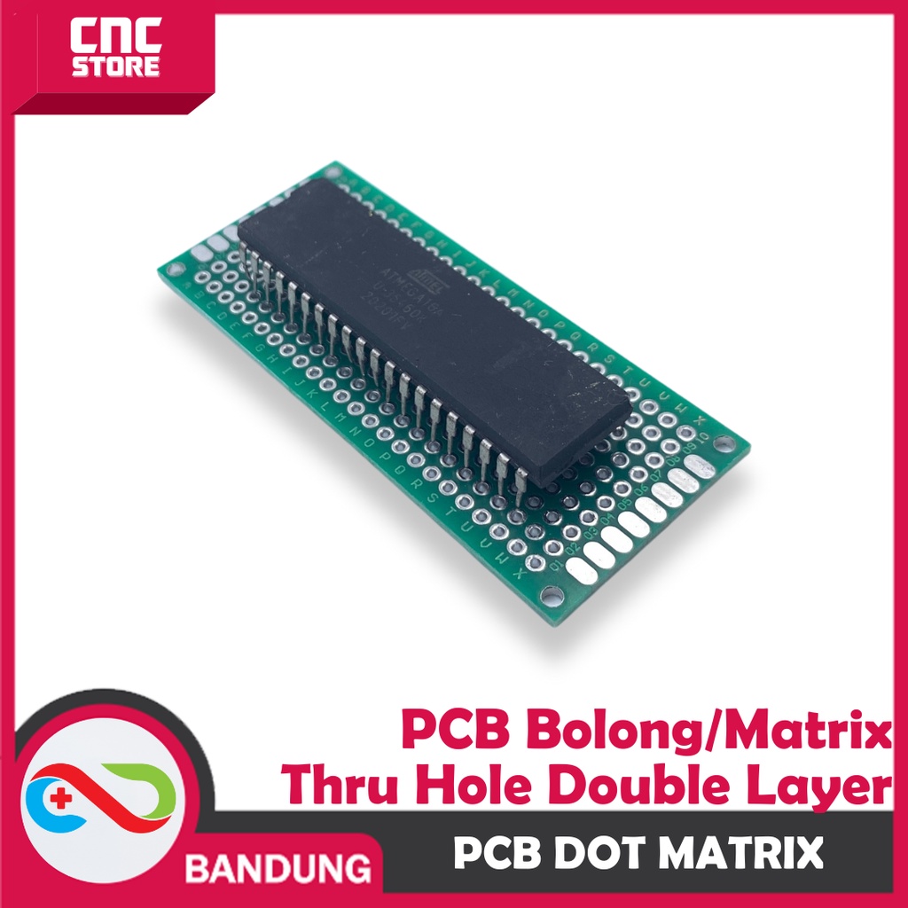 PCB DOT MATRIX THRU HOLE DOUBLE LAYER 3X7CM 3*7CM