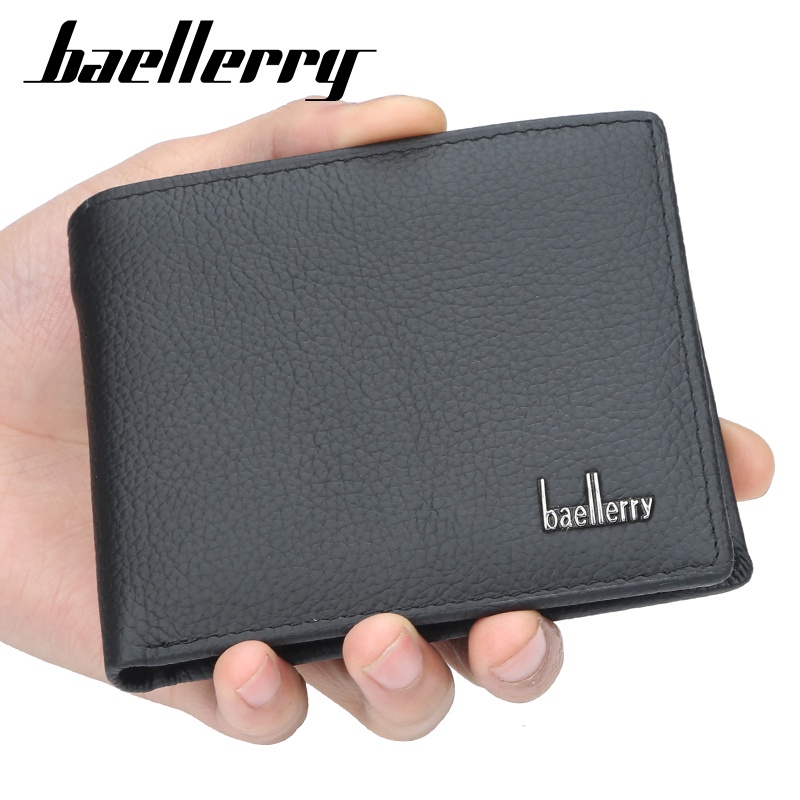 BAELLERRY D1603 Dompet Pria Bahan Kulit Genuine Leather Premium WATCHKITE WKOS