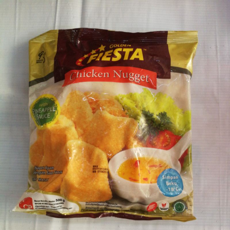 

Golden fiesta chicken nugget 500gr Nuget ayam frozen