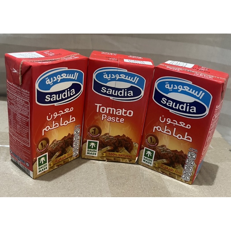 

SAUDIA TOMATO PASTE 135gr exp juni 2025