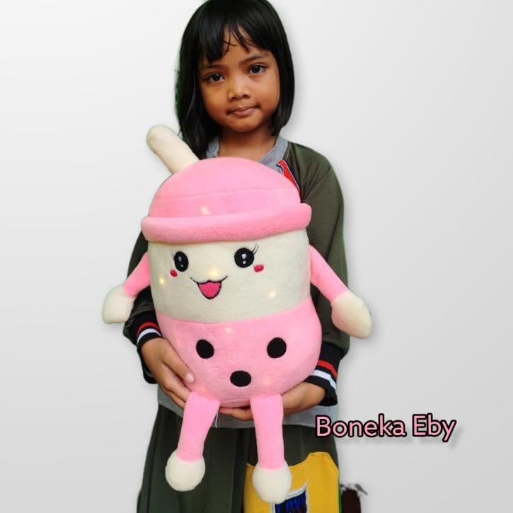 Sale Terbatas Boneka Boba Ada Tangan Dan Kaki Bisa Nyala Lampu LED Murah Lucu 35cm