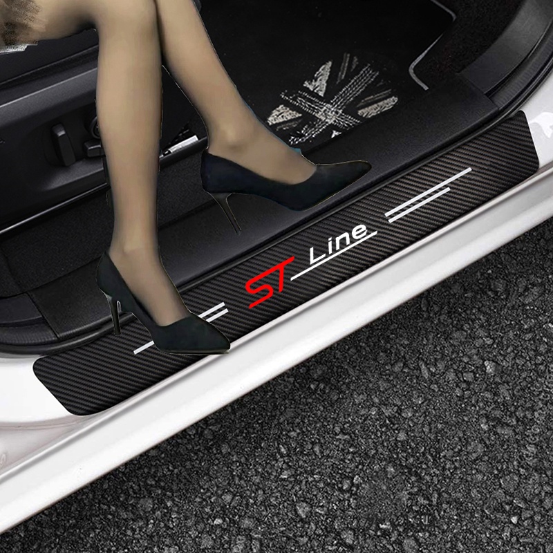 Stiker Film Pelindung Pintu Mobil Bahan Serat Karbon Untuk MG ZS GS HS 5 Gundam 350 Parts ZST GT 6