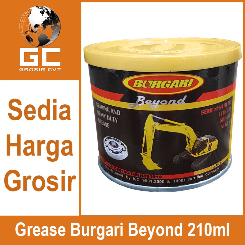 Grease Minyak Gemuk Pelumas Lithium Yellow Beyond 210 gr Burgari