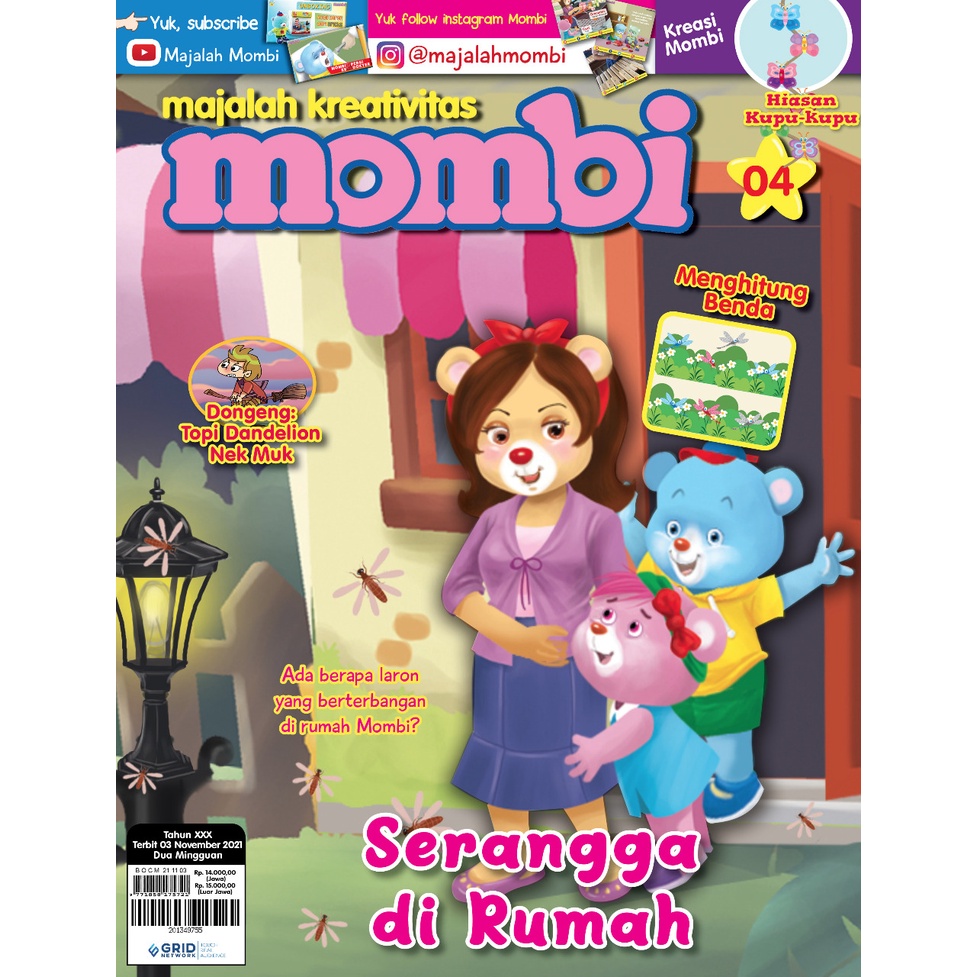 Majalah Anak Mombi Edisi November 2021