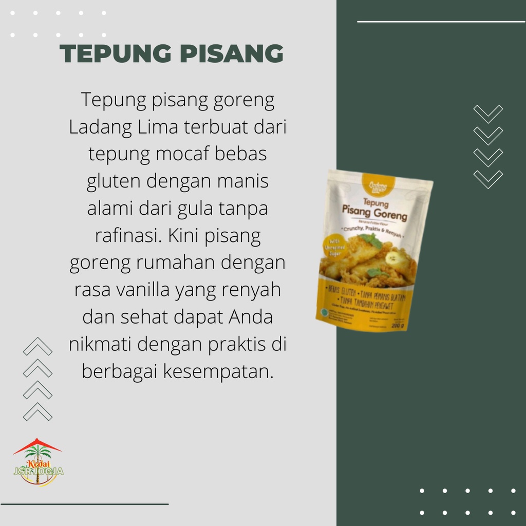 Ladang Lima Tepung Pisang 200gr