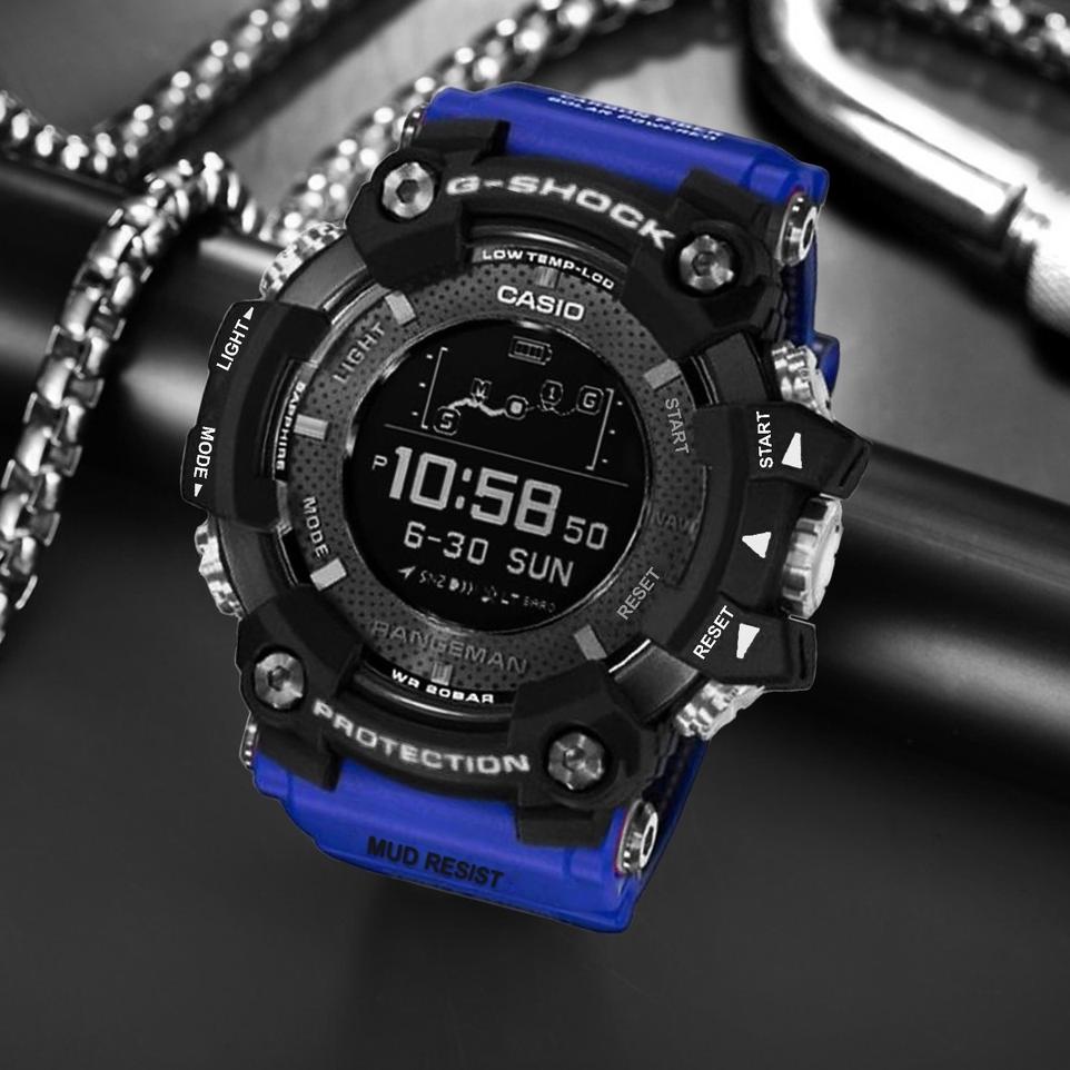 Q8E9 TERBARU Jam Tangan Pria CASIO GPRB 1 Digital Rubber Sporty Anti Air Jam Tangan Pria Olahraga G-