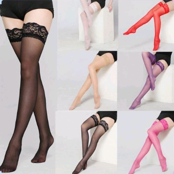 Stokings Sexy Transparan Stocking Legging Lingerie wanita