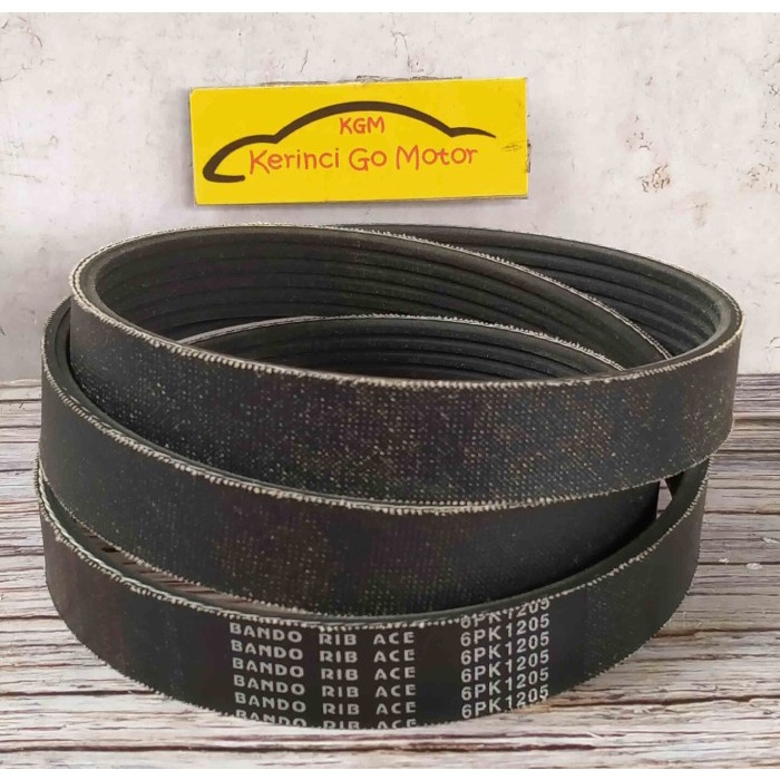 BANDO VAN BELT 6PK 1205 RIB BELT TALI KIPAS 6PK-1205 FAN BELT ALUR
