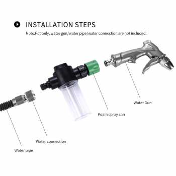 Botol Semprotan Spray Air Sabun Cuci Mobil Motor Serbaguna / Pot Semprotan Air Sabun Cuci Mobil Car Washer 100ml / Spray Water Gun Alat Semprotan Air Cuci Mobil Motor / Semprotan Sabun Cuci Mobil Motor  Murah Simpel / Aksesoris Kepala Selang Semprotan Air