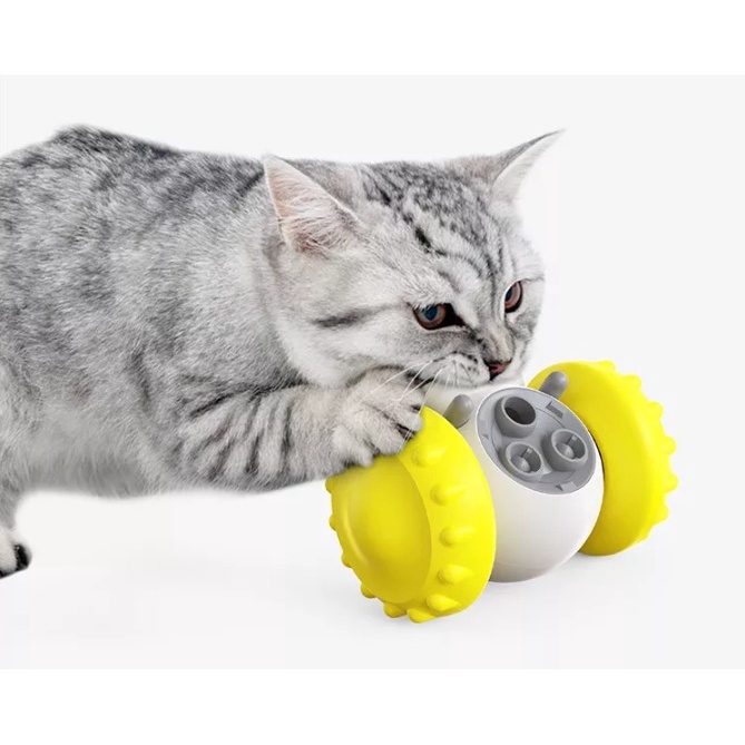 Swing Feeder Toy for Dog and Cat-Mainan Interaktif Anjing Kucing Pet Dog Cat Food dispenser Toy