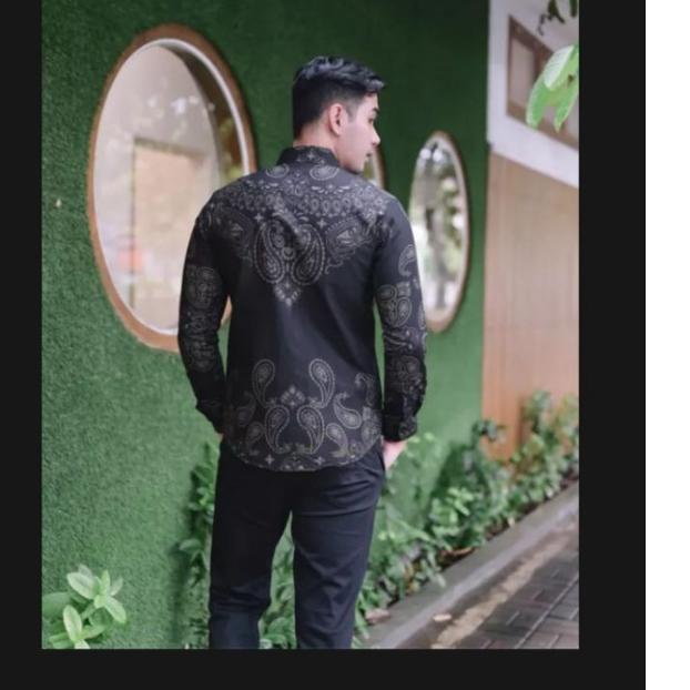 Booming kemeja batik lengan panjang/ kemeja batik ori solo/ kemeja batik pria/ kemeja batik masa kin