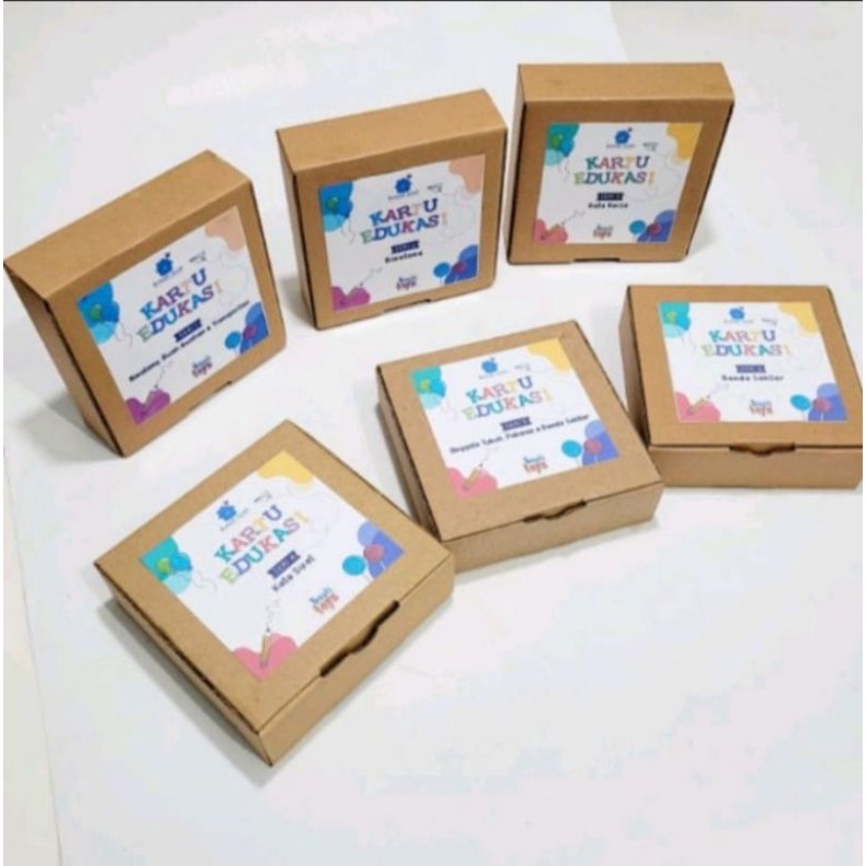 GE TOYS MAINAN PAKET KARTU 6 BOKS/ALAT TERAPI WICARA MAINAN EDUKATIF