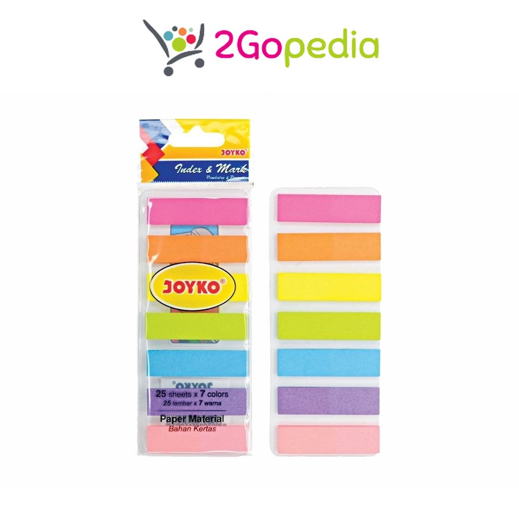 

Pembatas IM-32 Index & Mark / Penanda 7 Warna Kertas Joyko Grosir Murah Atk