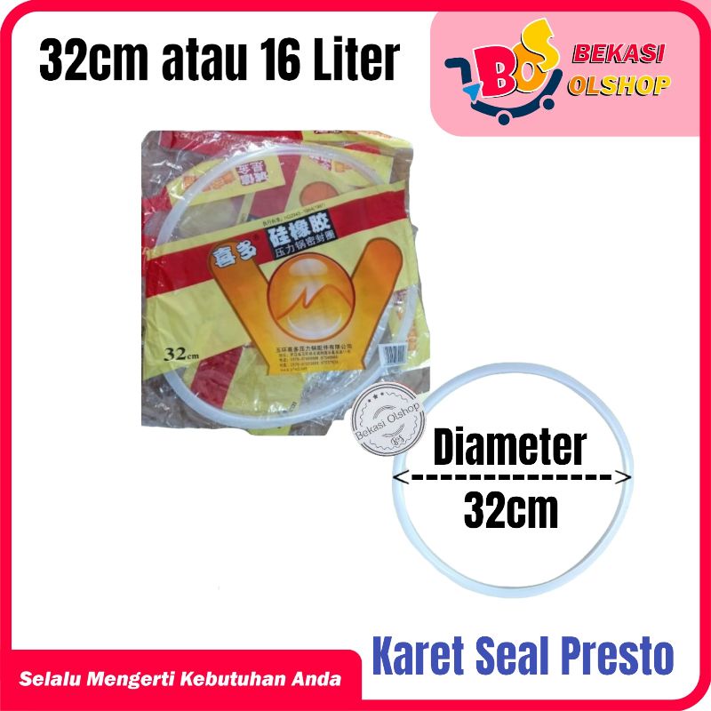 KARET SEAL TUTUP PANCI PRESTO UKURAN 32CM / 16 LITER