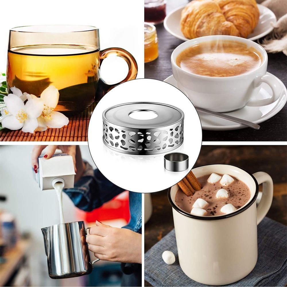 Solighter Tea Warmer Stainless Steel Candle Heater Teaware Tempat Alas Pemanas