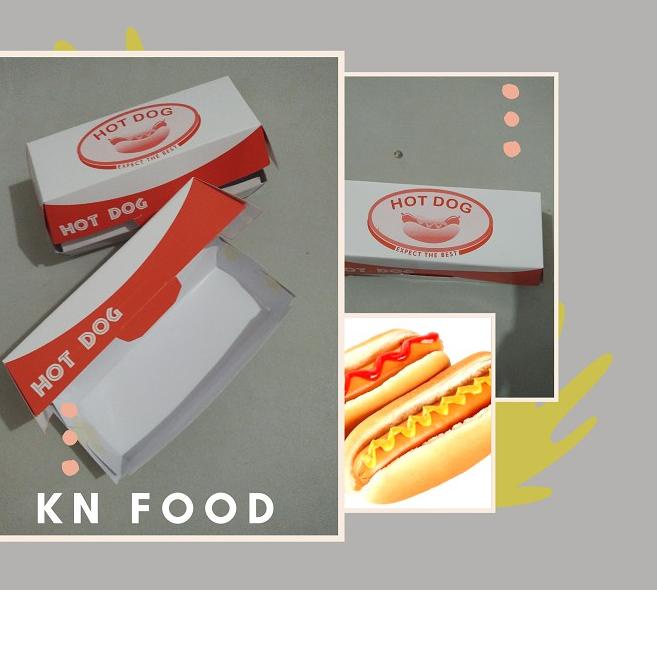 

New - Dus dog Standart 1 pack- Box Hotdog - Dus Hotdog - Kemasan Hotdog ✔