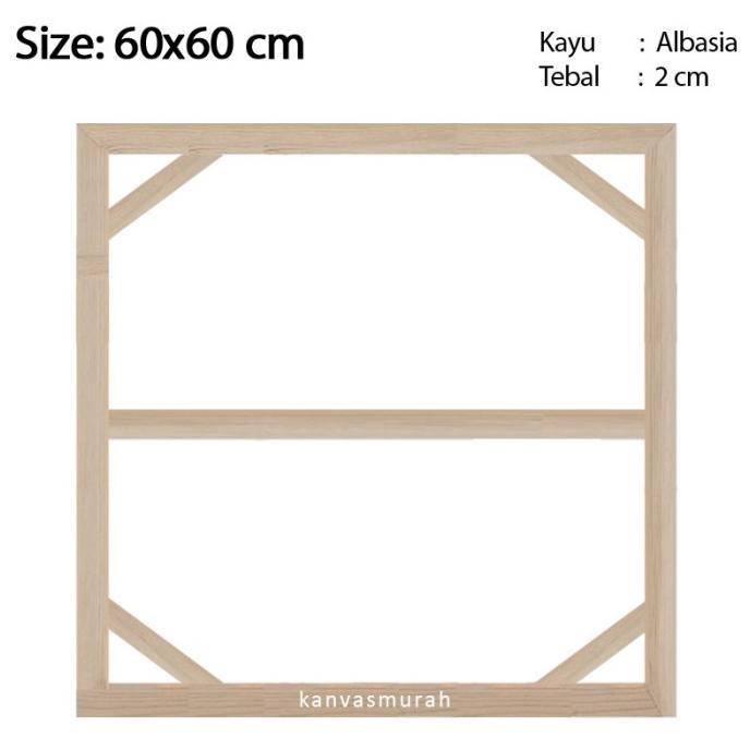 

Spanram 60x60 cm Span Ram Kayu Frame 60x60cm