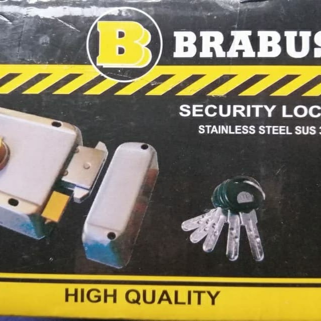 Kunci Pintu Otomatis BRABUS Stainless SUS304 Kunci Komputer