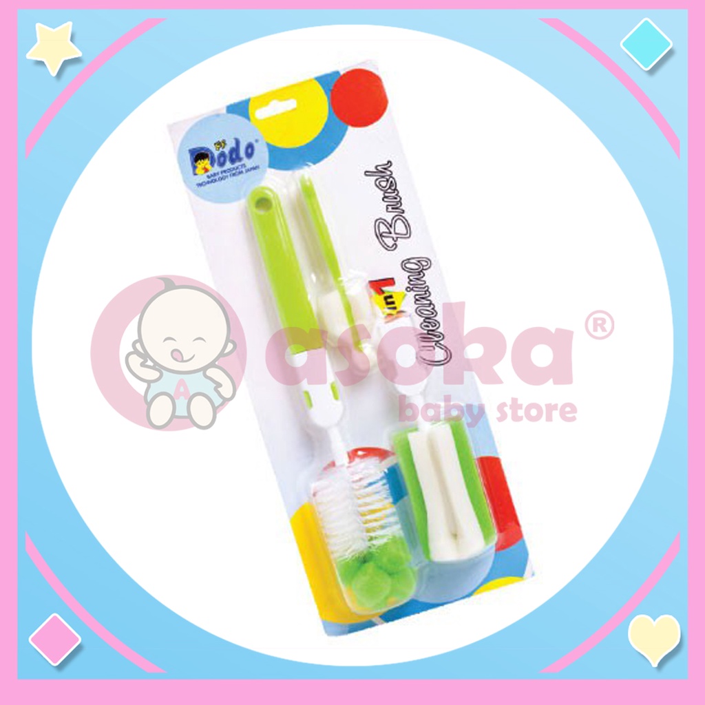 Dodo Sikat Botol/Cleaning Brush 3 IN 1 ASOKA