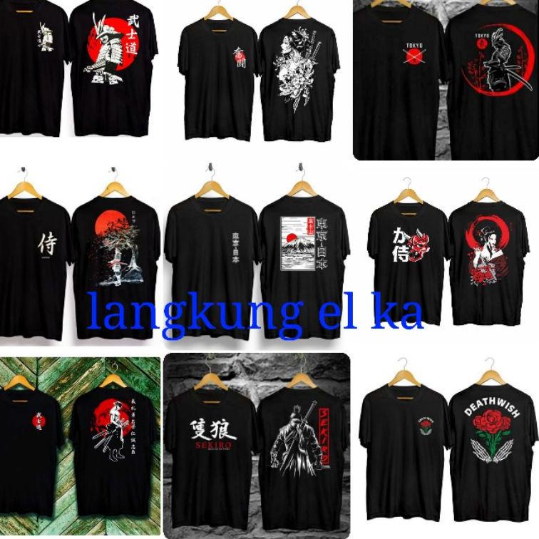 ㊫Q Kaos Motif SAMURAI | Kaos Jepang | JAPAN HOT ITEM 4090 ♚