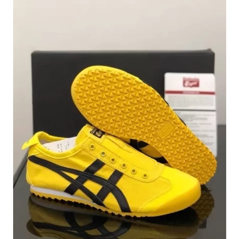 Sepatu Slip On Sneakers Sepatu Tanpa tali dewasa Wanita / pria ONITSUKA Slip on Kanvas Premium