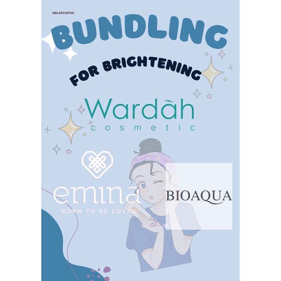 Paket Hemat Skincare Wardah Emina Bioaqua